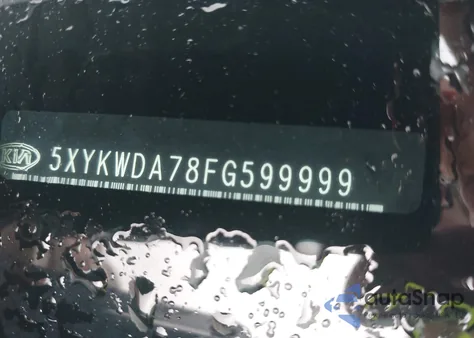 2015 Kia Sorento Sx V6 z USA, uszkodzony, nr VIN 5XYKWDA78FG599999